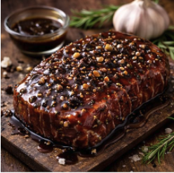 Black Pepper Sauce Marinated Beef Steak