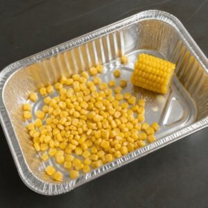 Corn in tray
